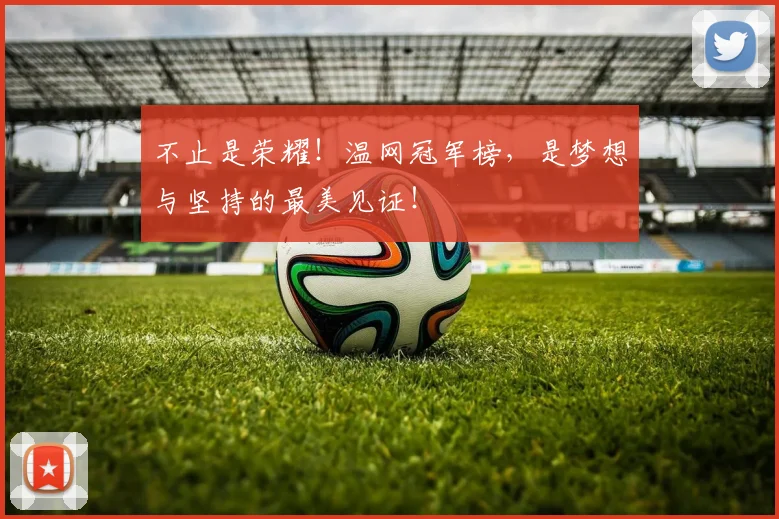 不止是荣耀！温网冠军榜，是梦想与坚持的最美见证！